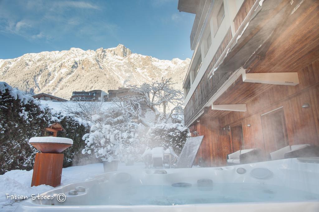 Apartment Au Bon Coin - Luxury Chamonix Hidden Haven, Mont Blanc View, Hot Tub And Garden 外观 照片