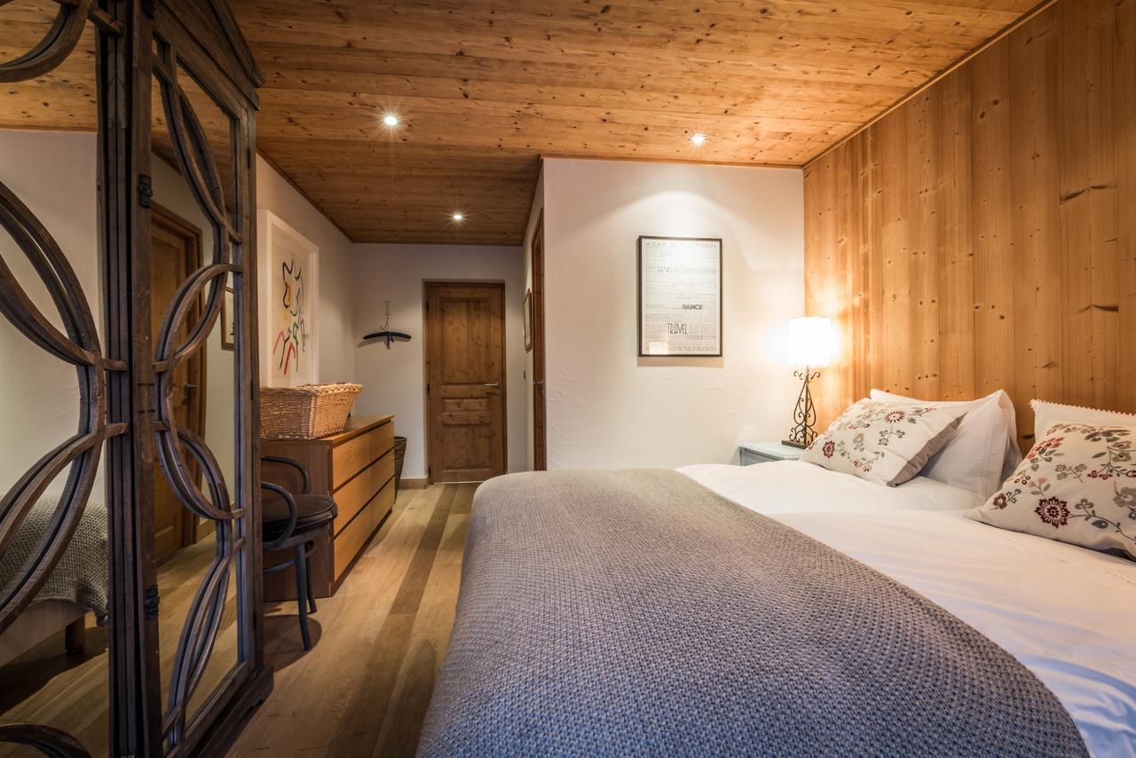 Apartment Au Bon Coin - Luxury Chamonix Hidden Haven, Mont Blanc View, Hot Tub And Garden 客房 照片