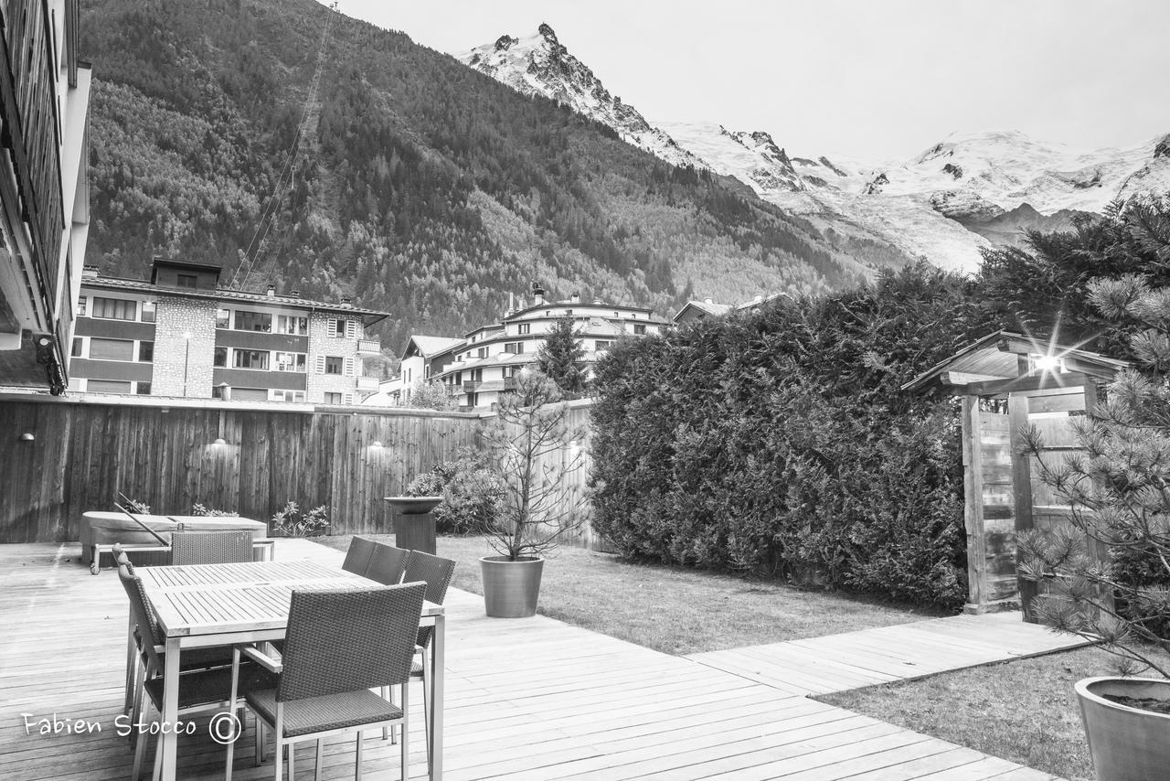 Apartment Au Bon Coin - Luxury Chamonix Hidden Haven, Mont Blanc View, Hot Tub And Garden 客房 照片